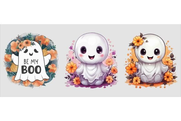 Cute Halloween Floral Ghost SVG Freebie Review