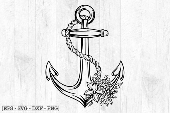 Floral Anchor SVG Design Review for Real Embroidery