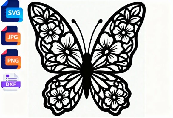 Floral Butterfly SVG Cut File for Crafts Review