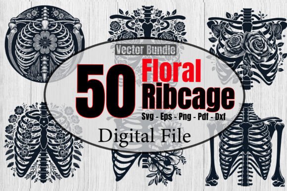 Floral Ribcage SVG Bundle Review for Real Embroidery