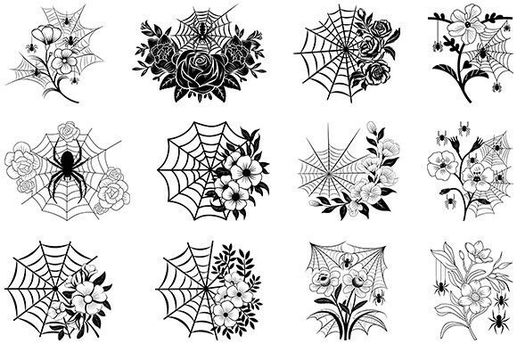 Floral Spider Svg,Cute Spider Svg Bundle Review