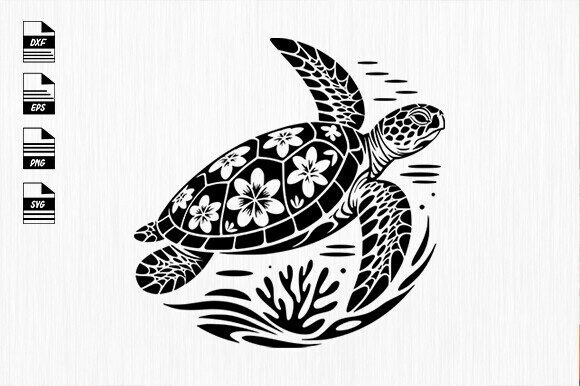 Turtle with Flower Svg: A Designer's Review
